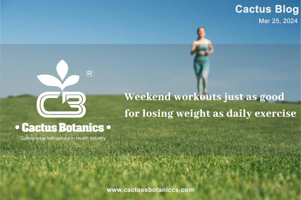 Weekend workouts just as good for losing weight as daily exercise